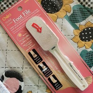Checi Nickel Foot File for Pedicures at home. Use WET or DRY